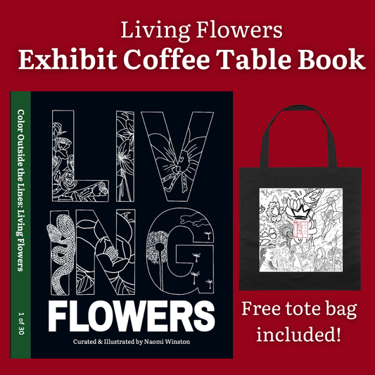 1 of 30 Living Flowers Coffee Table Book