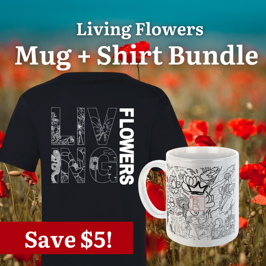 Living Flowers Bundles: Mug + Shirt