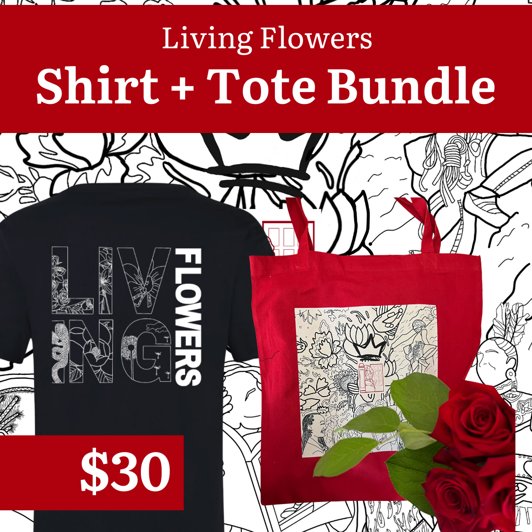 Living Flowers Bundles: Shirt + Tote