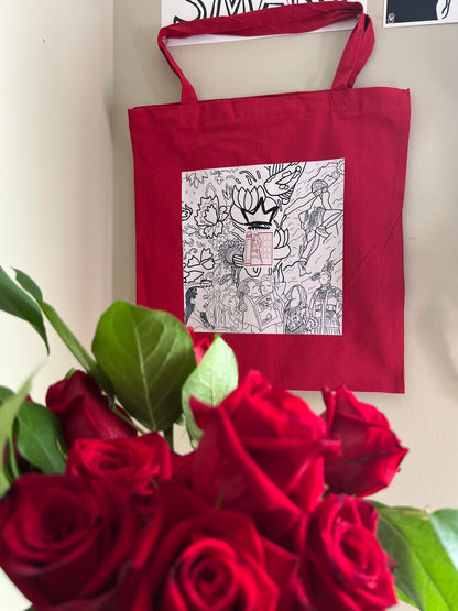 "Red" 5 Year Anniversary Tote Bag